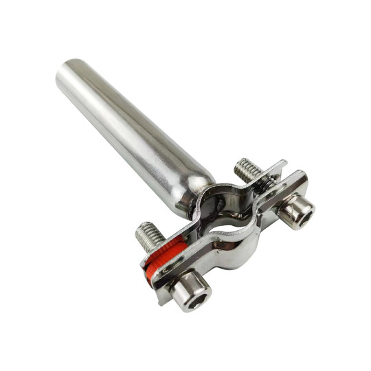 304不锈钢加长管子夹100mm管道固定卡支架圆管卡扣抱箍150mm管码