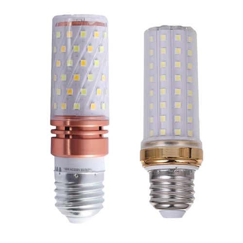 超亮led灯泡家用e27e14大小螺口室内中性吊灯三色变光节能玉米灯 - 图3