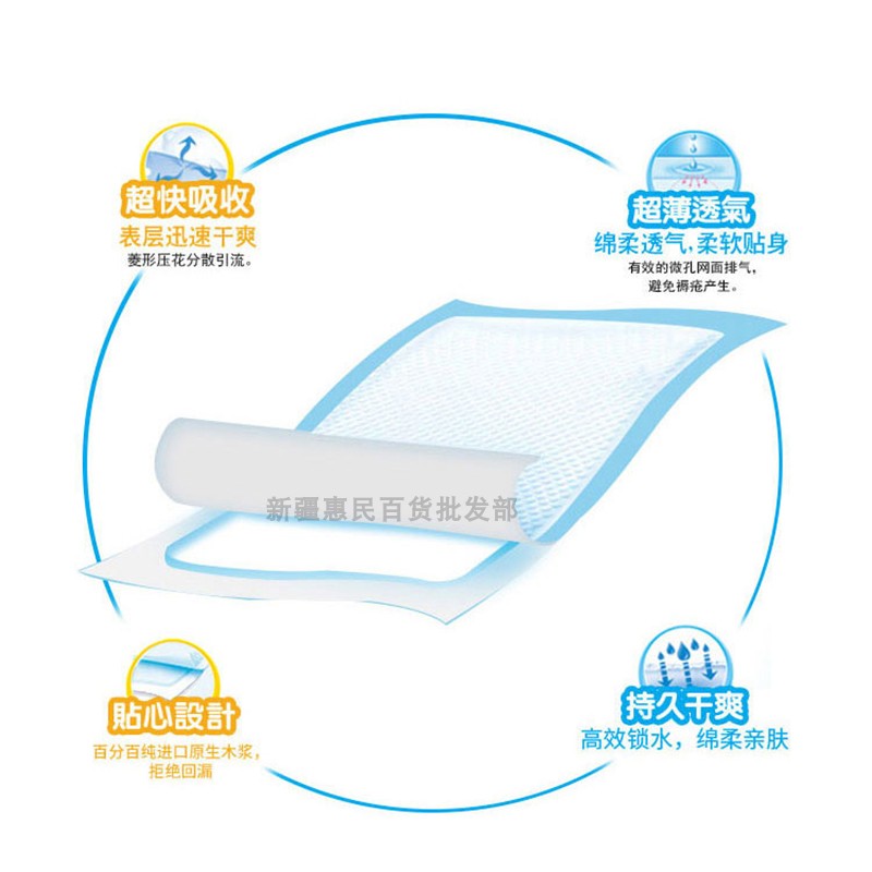 新疆包邮思梦多功能成人护理垫床垫看护垫隔尿垫60*90cm *15片/包 - 图1
