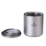 Range Rover Outdoor Pure Titanium Double-Cup Cup Multi-Capacity Portable Home Home Cup Cup Cup Cup Экологически чистая повседневная чашка