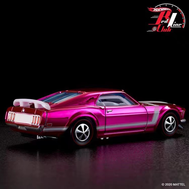 风火轮 RLC 野马 BOSS 302 粉 70 Mustang Boss 302 - 图2