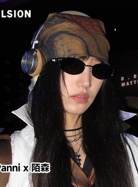 陌森26新品偏光墨镜复古时尚防紫外线防晒椭圆太阳镜MM7006