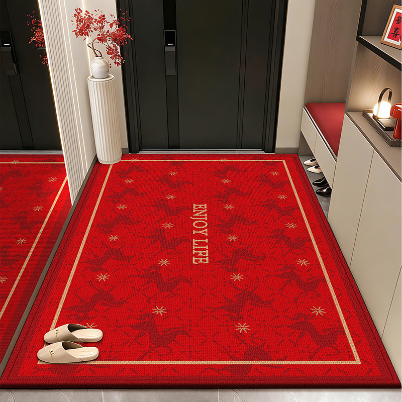 入户门地垫2026马年新款红色家用防滑垫室内门口玄关客厅高级地毯,淘宝优惠券,粉丝福利购,淘宝优惠卷