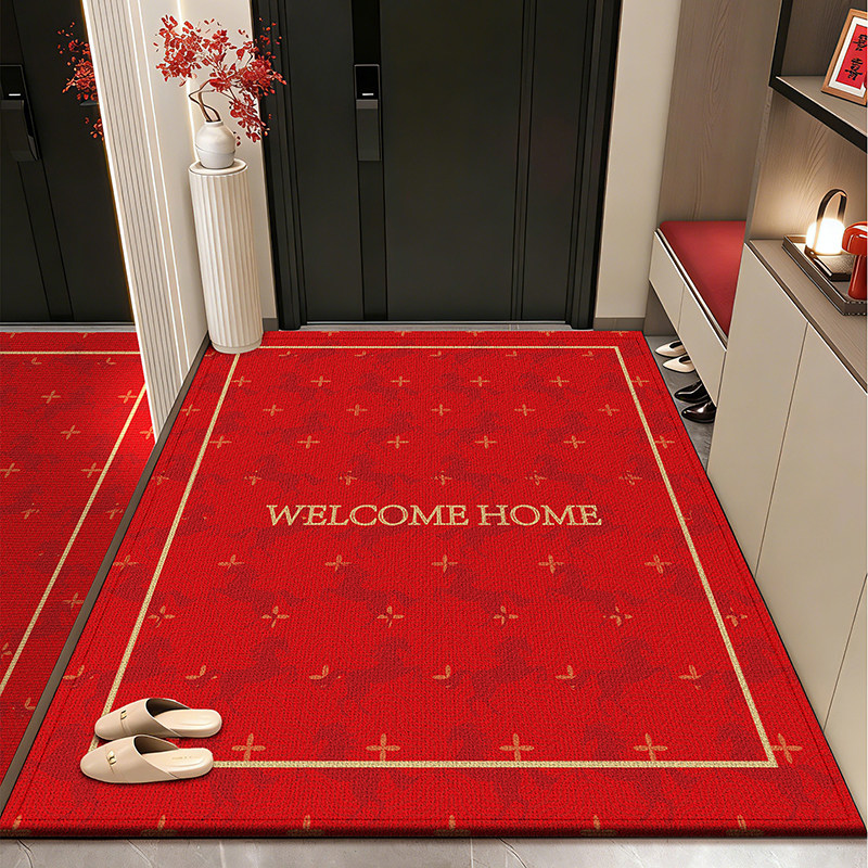 入户门地垫2026马年新款红色家用防滑垫室内门口玄关客厅高级地毯,淘宝优惠券,粉丝福利购,淘宝优惠卷