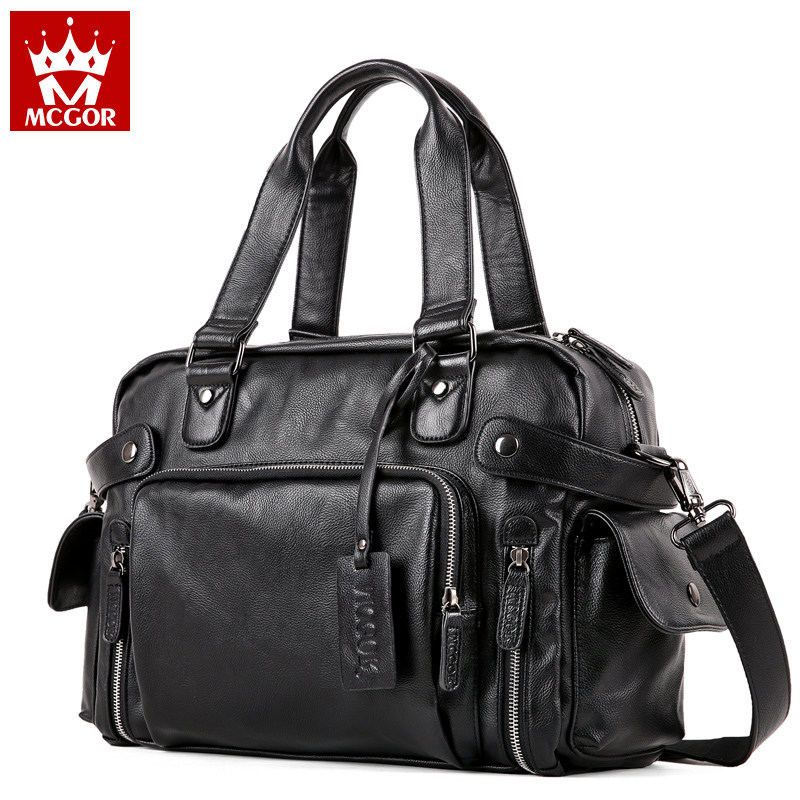男包休闲大容量旅行包男士单肩包 mcgor男士包袋