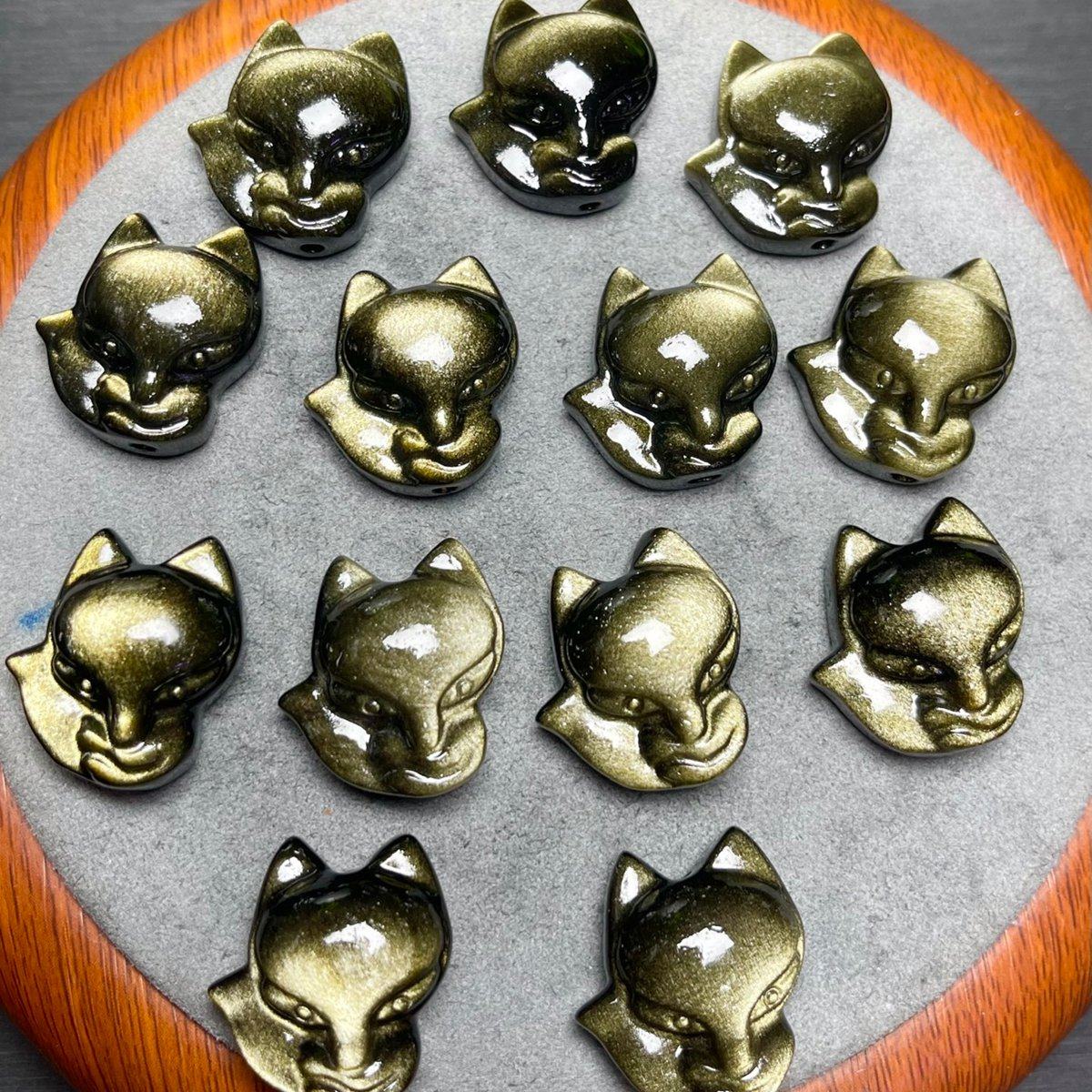 金曜石大头狐配件隔珠文玩diy配饰材料串饰手工项链佛珠手链手串,淘宝优惠券,粉丝福利购,淘宝优惠卷