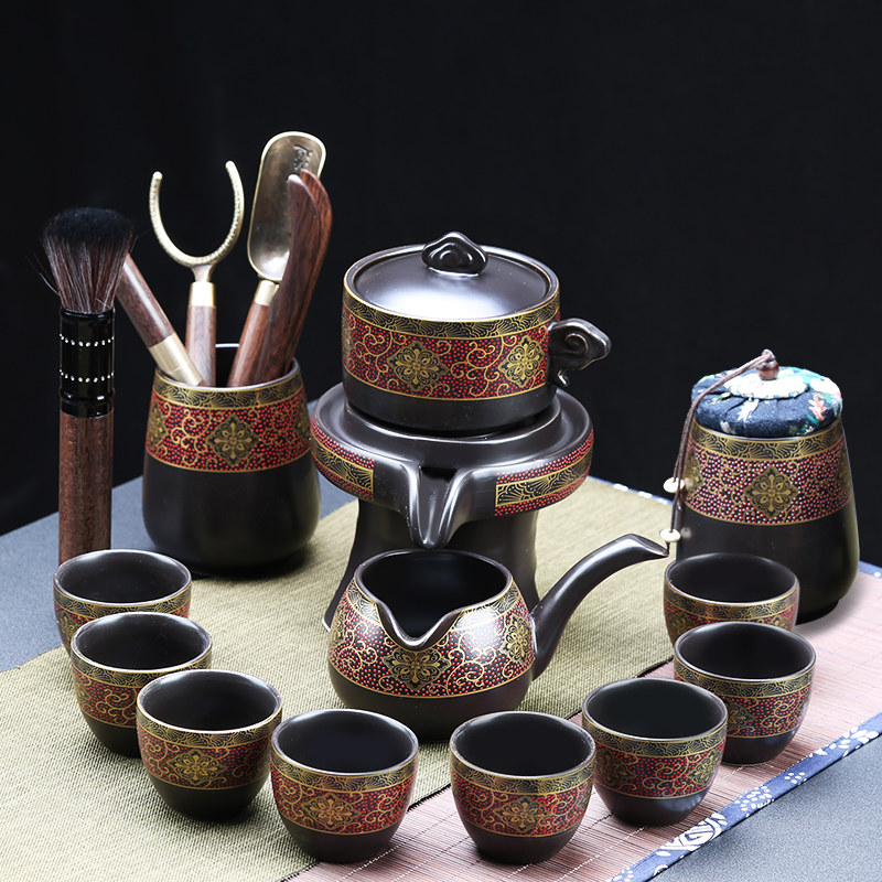 懒人半全自动创意泡茶器陶瓷茶壶 豪祥家居功夫茶具