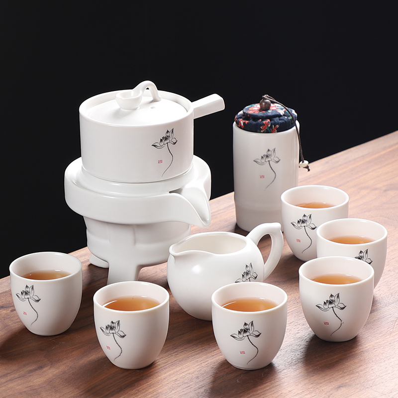 懒人半全自动创意泡茶器陶瓷茶壶 豪祥家居功夫茶具