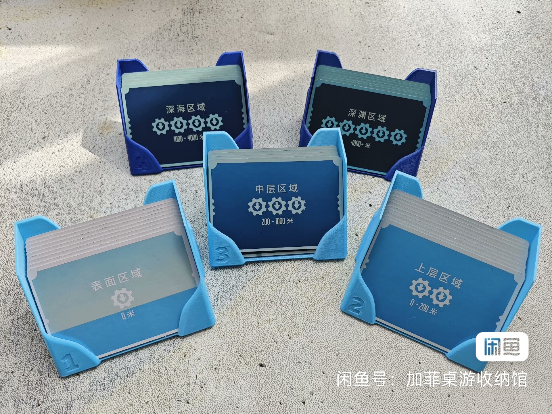 奋进号深海收纳支持20丝支持圆形token保护壳支持mini和5人扩展 - 图1