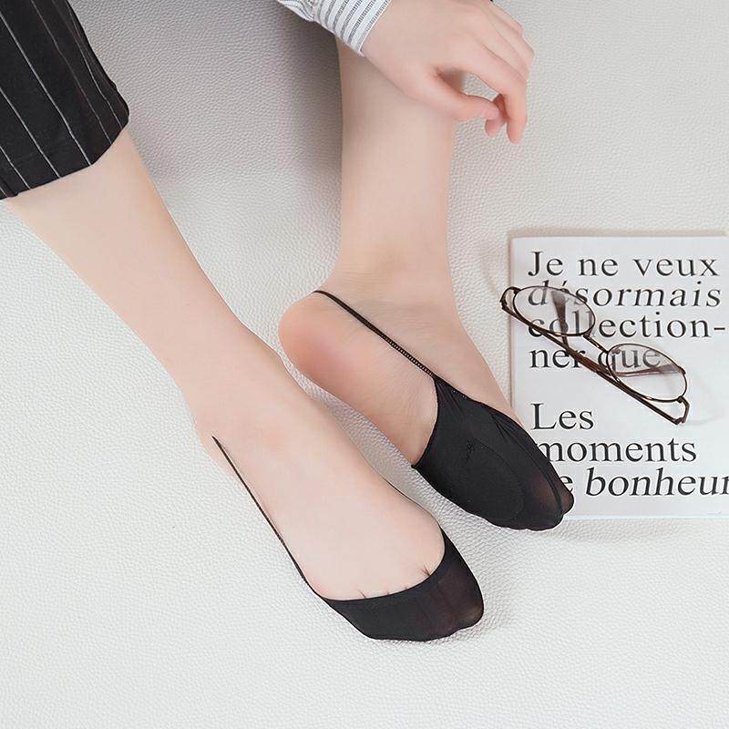 冰丝船袜女夏季隐形高跟鞋海绵垫半掌袜超浅口薄款吊带袜前掌袜,淘宝优惠券,粉丝福利购,淘宝优惠卷