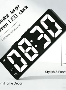 3D LED Digital Alarm Clock Electronic Luminous Night Table