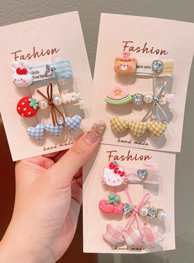 kids hair clips girls baby princess hairpins accessories set
