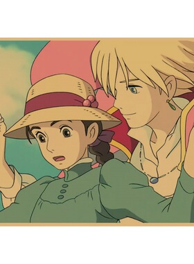 Vintage Classic Anime Poster Kraft Posters Print Decorations