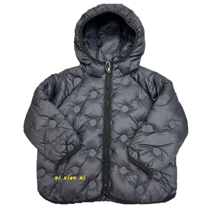 新款童装羽绒服男童女童轻薄保暖连帽羽绒外套