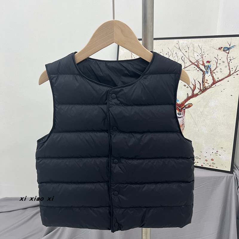 儿童羽绒服纯色圆领内胆马甲保暖男女童内搭校服神器,淘宝优惠券,粉丝福利购,淘宝优惠卷