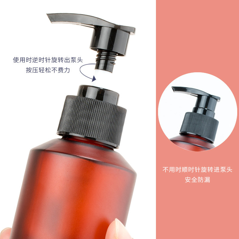 玻璃避光大容量按压式分装瓶化妆品空瓶子洗手液洗面奶洗发水乳液,淘宝优惠券,粉丝福利购,淘宝优惠卷