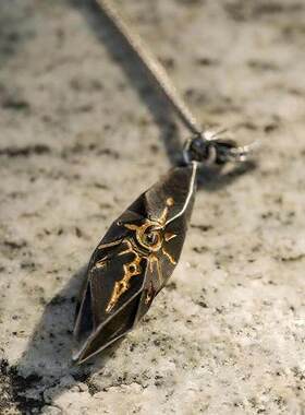 许愿石项链男轻奢百搭帅气新款高档配饰潮流高级感时尚冷淡风饰品