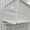 Metal hole board universal accessories single hook mesh basket storage rack hook IKEA round hole desktop storage bracket diy