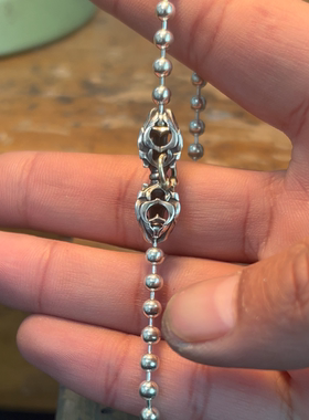 铁心银饰原创设计925纯银项链