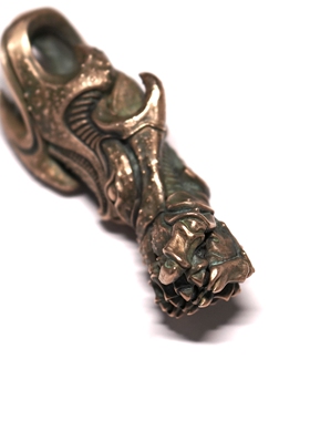 铁心银饰原创设计青铜吊坠925银