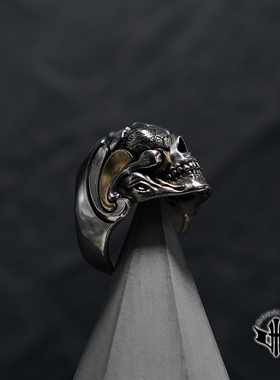 铁心银饰原创设计纯银戒指