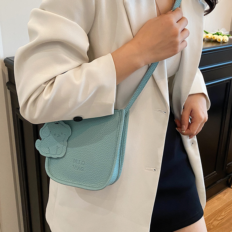 2025年新款流行韩版简约荔枝纹水桶包包女时尚通勤高级感纯色单肩,淘宝优惠券,粉丝福利购,淘宝优惠卷