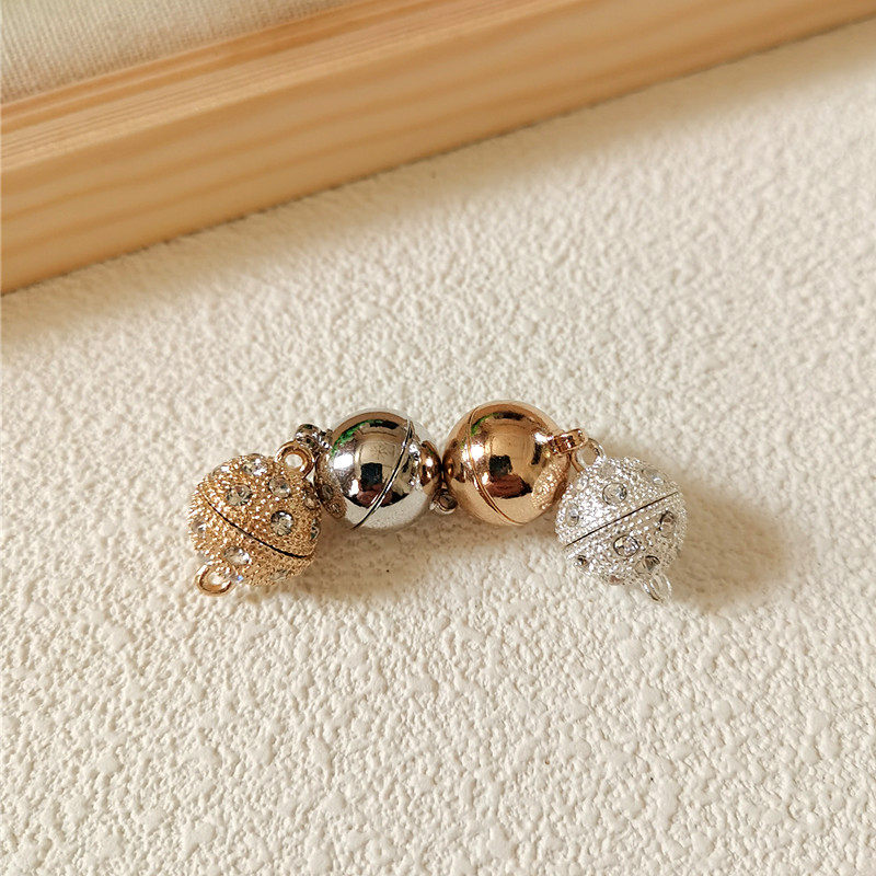 14mm方巾强力磁铁扣穿项链磁吸扣手链丝巾围巾收尾磁性镶钻光面扣,淘宝优惠券,粉丝福利购,淘宝优惠卷