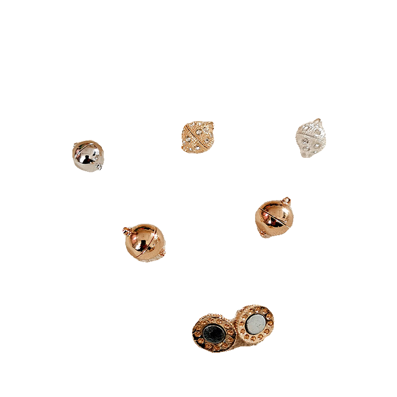 14mm方巾强力磁铁扣穿项链磁吸扣手链丝巾围巾收尾磁性镶钻光面扣,淘宝优惠券,粉丝福利购,淘宝优惠卷