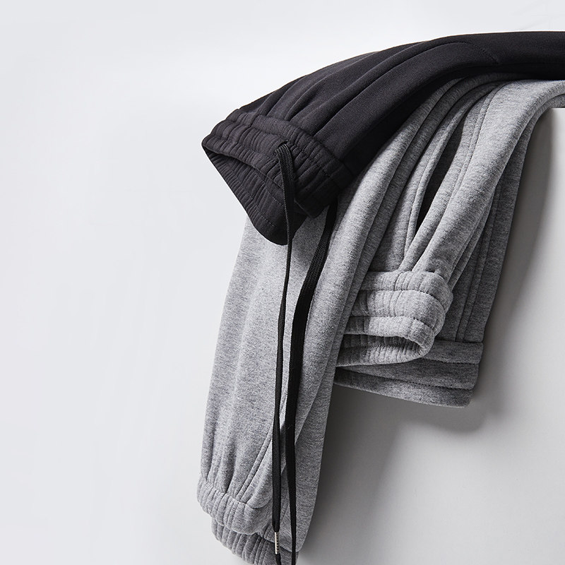 【烈儿专享】红豆针织宽松束脚裤卫裤 红豆卫裤