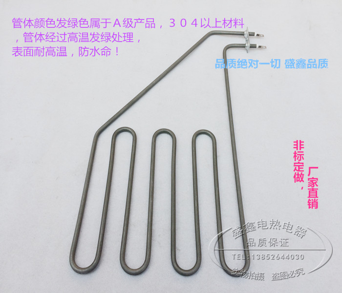 型烧管发电加热房不锈钢汗蒸干3K30五斜档桑拿4发热管绿桑拿炉W - 图0