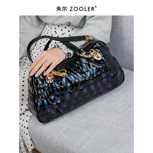 Модная вместительная и большая сумка на одно плечо, крокодиловый принт, из натуральной кожи, городской стиль