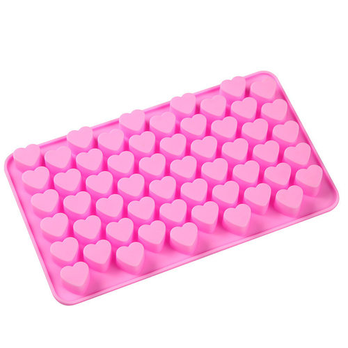 硅胶巧克力模55连小爱心慕斯蛋糕模巧克力造型模具DIY烘焙Y891 - 图2