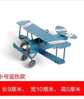 金属飞机模型道具礼品复古装饰