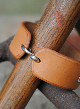 定做印第安风格复古皮手环