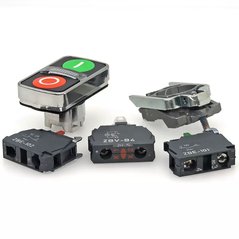 双键按钮 XB4BL73415-BW73731B5 M5双头按钮ZB4-BL7341-BW7A3741 - 图2