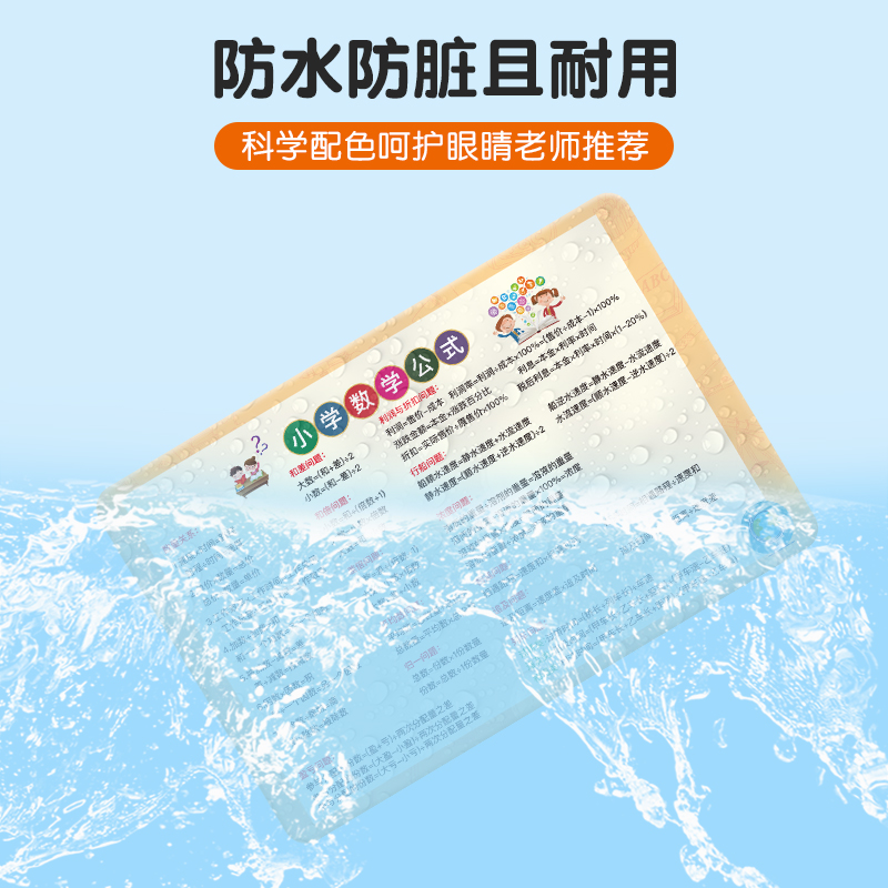 小学三四年级数学公式大全单位换算知识点速记卡片小学数学口算本卡片基础通用知识点换算记忆手卡乘法 - 图2