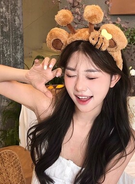李一桐发箍环球影城同款爱心tim熊新款小蜜蜂发带发饰精品版发圈