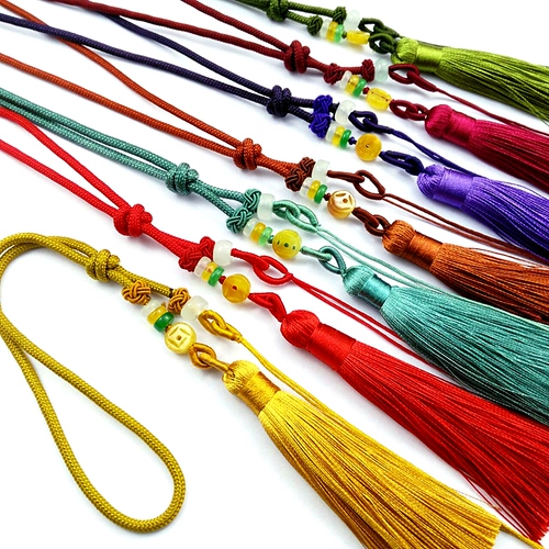 Ручка с кисточками, аксессуар из нефрита, аксессуары, брелок, ремешок, китайский стиль