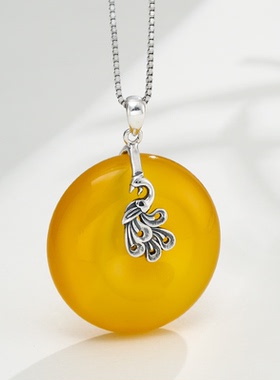 翡翠甜甜圈平安扣专用扣头配件