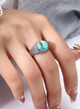 复古个性戒指空托男女DIY配件