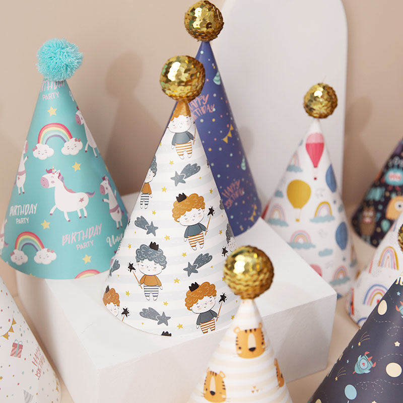 网红生日帽子儿童派对小朋友周岁happybirthday卡通动物节日装扮,淘宝优惠券,粉丝福利购,淘宝优惠卷