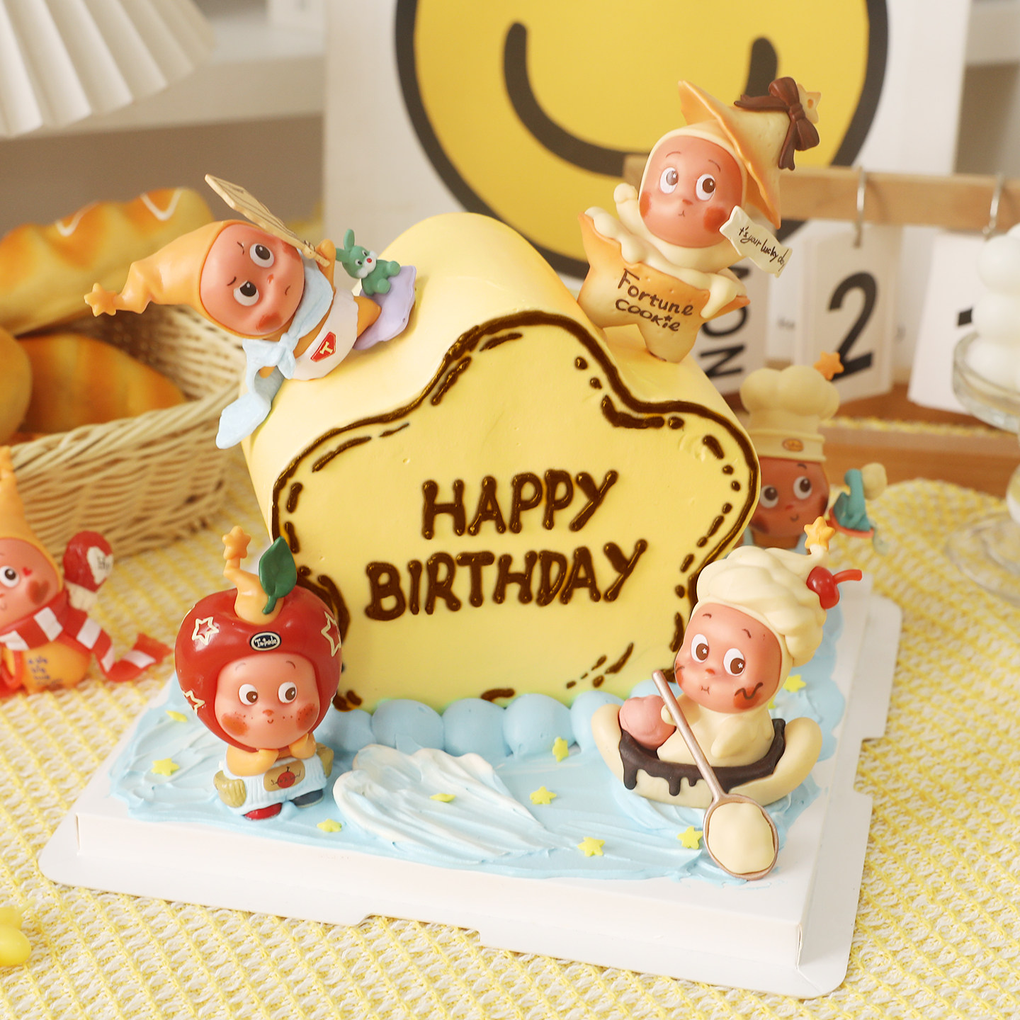 包邮网红生日蛋糕装饰摆件卡通蜡烛厨师恐龙星星人星仔儿童插件,淘宝优惠券,粉丝福利购,淘宝优惠卷