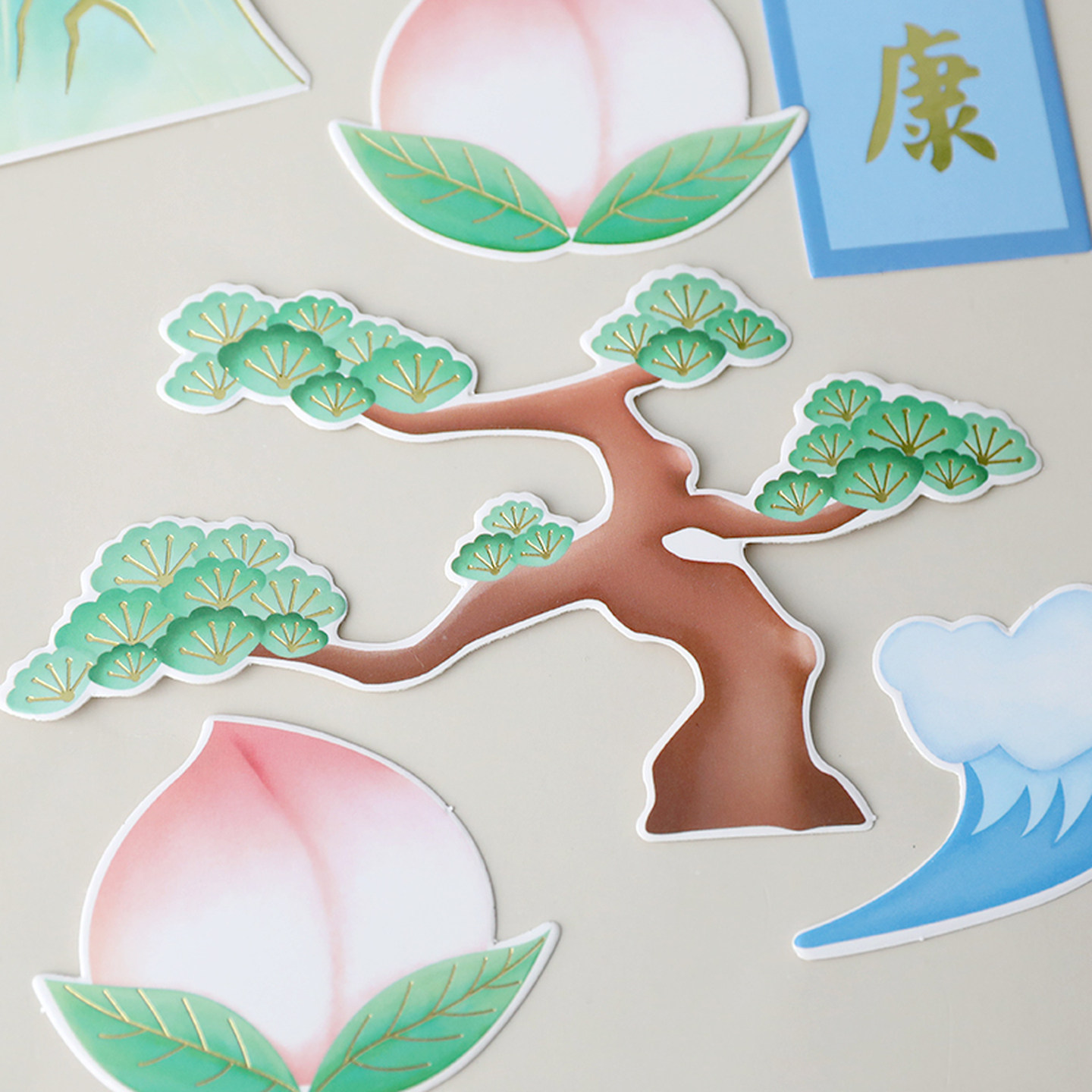 烘焙蛋糕装饰插件健康快乐卡片福如东海寿比南山对联寿桃海浪插卡,淘宝优惠券,粉丝福利购,淘宝优惠卷