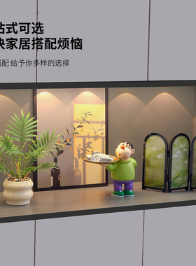 胖虎玄关钥匙首饰收纳托盘摆件