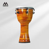 Moekes high-end import mechanical tuning with 12 inch professional playing African drum