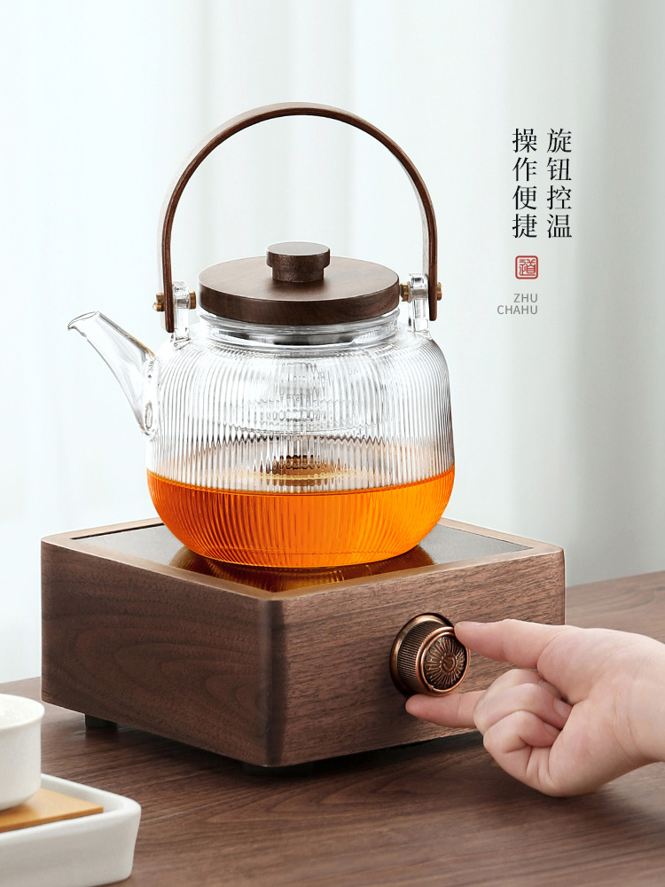 电陶炉煮茶器套装2024新款家用茶具加厚耐高温玻璃烧水煮茶专用壶-图3