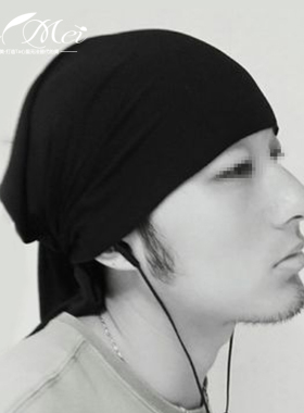 运动嘻哈布艺包头帽头巾