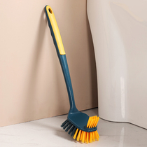 Toilet Brush No Dead Angle Toilet Wash Toilet Brush Free of perforated wall-mounted Long handle Double-sided cleaning brush God 2018