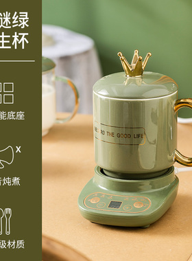 全陶瓷养生杯玻璃花茶养生壶电炖煎药壶多功能煲汤煮粥热牛奶神器