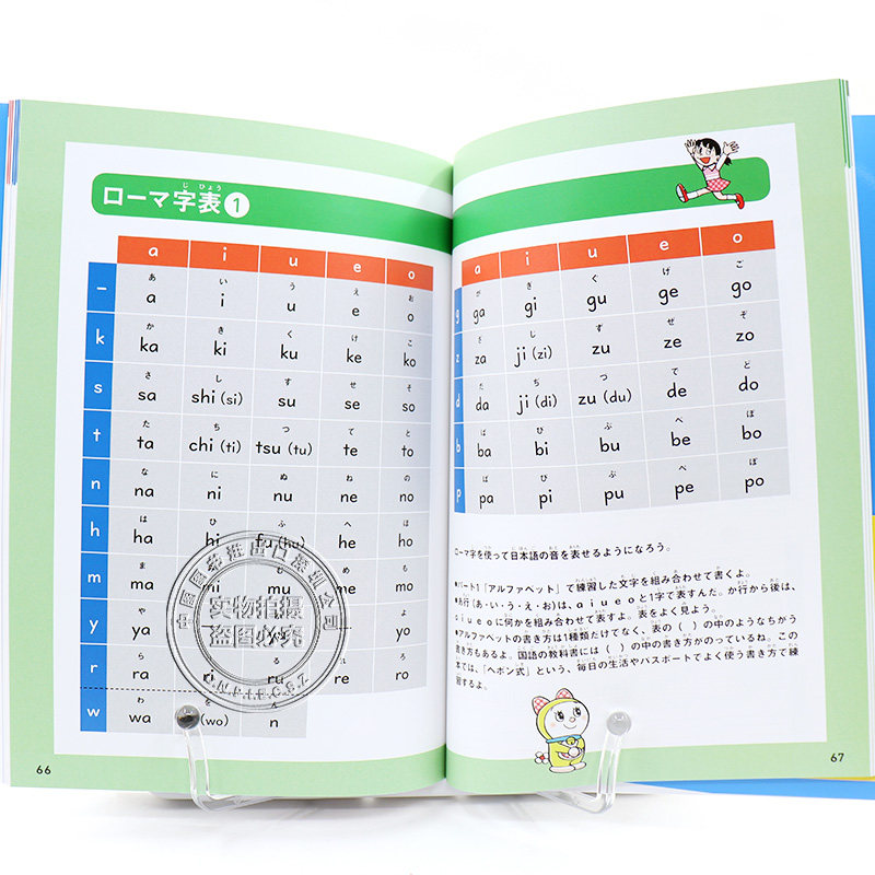现货【深图日文】哆啦A梦英语习题集 字母 发音 罗马字 全彩版 ドラえもんはじめての英語ドリル 日本进口书 学习练习册 正版